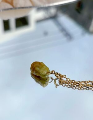 14k包金項鍊·黃翡小貔貅
